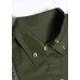 New army green overcoat trendy plus size long lapel drawstring coats