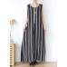 Summer new loose large size travel beach chiffon striped jumpsuit jumpsuit